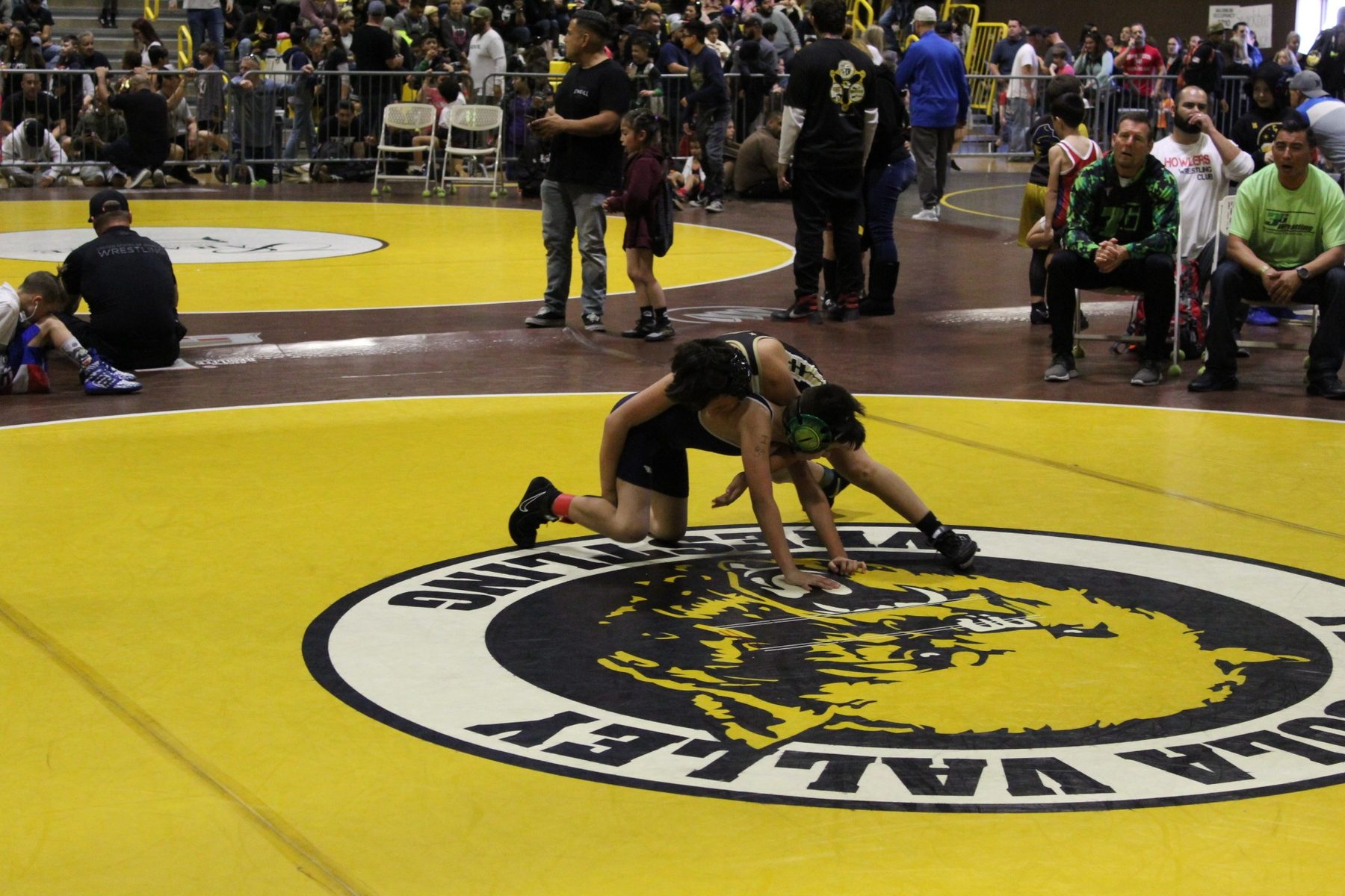 Luke Sevilla wrestling from the top position
